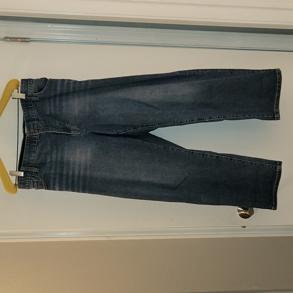 Sonoma Boyfriend Elastic Waistband Jeans, Size 22W, Medium Wash